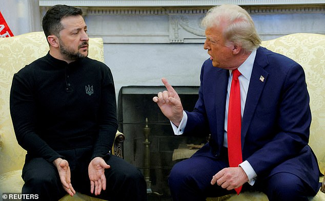 Donald Trump clashed with his Ukrainian counterpart in the Oval Office on Friday