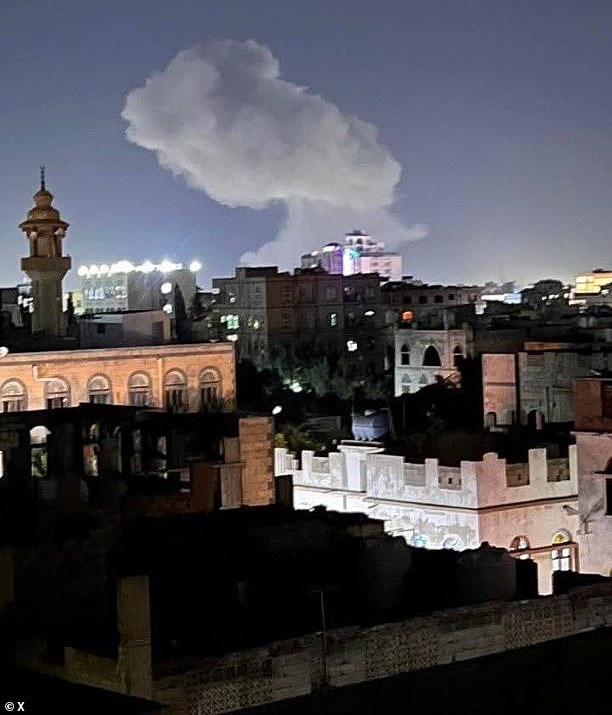 At least nine civilians have been killed and nine injured so far following the US strikes over Sanaa, according to the Houthi-run health ministry