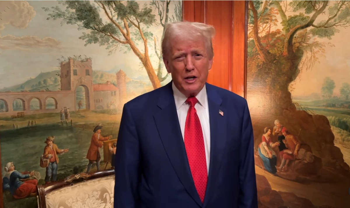 Screenshot of video Donald Trump posted to his Instagram speaking to the camera, Photo Credit: realdonaldtrump/Instagram